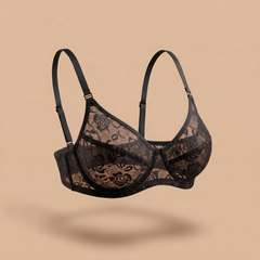 Soft Floral Lace Bra