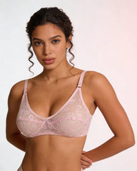 Soft Floral Lace Bra