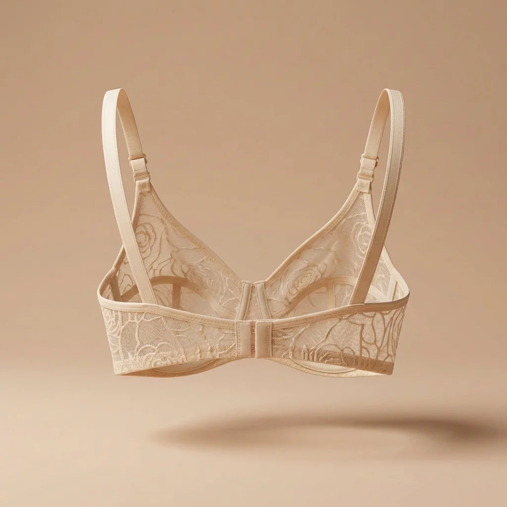 Soft Floral Lace Bra